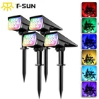 T-sun 4PCS Solar Spot Lights Outdoor Color Changing IP65 Rgb Us New. Price: $53.99.