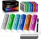 Led Mini Flashlights 18 Pack, Aluminum Bright With Lanyard, Assorted New. Price: $44.99.