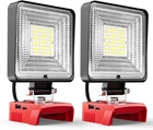 Livowalny 2PCS 60W Cordless Led Work Light Compatible With Milwaukee 18V Battery New. Price: $44.99.