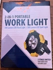 Se 2-IN-1 Portable Work Light 300 Lumen Cob Flood 100 Led Spot New. Price: $6.50.