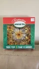 Vintage Designers Fancy Tree Light Christmas Topper 19 Lite Gold Star Used. Price: $7.24.