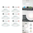 Designers Fountain Led Recessed Ceiling Lights Pack 5/6 Inch 5CCT Metal New. Price: $58.54.
