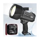 Forto Rechargeable Spotlight 10000 Lumen Ultra Bright IPX7 Waterproof Flashli... New. Price: $112.01.