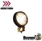 Buyers Products 1492100 5" Clear Round Incandescent Flood Light - Black Housing New. Price: $17.95.