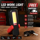 Hyper Tough 350-LUMEN Rechargeable Led Work Magnet Pivoting Flashlight Usb New. Price: $31.88.