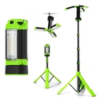 Steelite 3 Led Lamp Heads Rechargeable Camping Light 12000MAH With 74" Stand New. Price: $69.99.