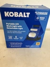 Kobalt Portable Led Work Light With Detachable New Open. Price: $34.50.