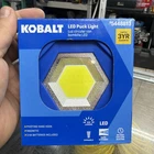 Kobalt Led Puck Light 1.5V 500-LUMEN Battery-power Portable Magnetic Work New. Price: $15.00.