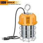100W Temporary Light 5000K Hanging Construction For Job Site Workshop New. Price: $71.40.