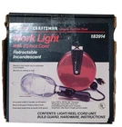 Nos Vintage Sears Craftsman Retractable Incandescent Work Light 20-FOOT Cord Open. Price: $35.00.