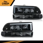 Fit For 1998-2005 Chevy Blazer S10 Black Smoke Led Drl Headlights Bumper Lamps New. Price: $101.57.