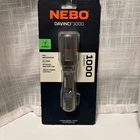 Nebo Davinci 1000 Led Flashlight Waterproof Rechargeable 6X Zoom Magnetic Base New. Price: $22.50.