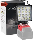 Livowalny Portable Led Work Light Compatible With Milwaukee Battery, 112W 11200L New. Price: $31.83.