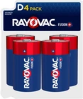 Alkaline D Cell Batteries 4 Pack High Performance Long Lasting Power Premium New. Price: $9.76.