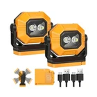 Led Rechargeable Work Light, 2PACK 1500LM Portable Cob Magnetic Lights With 3... New. Price: $48.70.