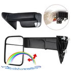 Black Pair Power Heated Towing Mirrors For 2009-18 Ram 1500 Pickup Signal Light New. Price: $169.99.