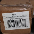 Chicology Basic Natural Cordless Dual Layer Roller Shade 42" W X 72" Open. Price: $27.29.