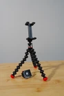 Joby Gorillapod Magnetic 325 Flexible Mini Tripod With Phone Holder Open. Price: $18.99.