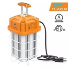 80W Led Construction Work Light Linkable Jobsite Temporary Lamp 11,600LM 5000K New. Price: $64.09.