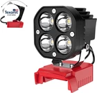 Led Work Compatible With Milwaukee 18V Battery, 40W 6000LM Flashlight, New. Price: $29.70.