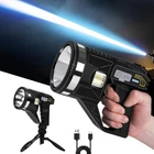 Liangjj Spotlight 1,000,000 Lumens 6 Modes Rechargeable Led Flashlight Cob New. Price: $50.98.