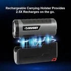 Husky Edc Flashlight 500 Lm Compact Rechargeable Led Magnetic Clip Holster Base New. Price: $15.99.