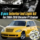 8PC Super White Car Interior Led Light Bulb Kit For 06-10 Chrysler Pt Cruiser New. Price: $12.24.