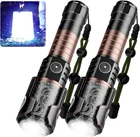 Skyfire Rechargeable Flashlights With Ignition Lens: 2 Pack High Lumens Tactical New. Price: $101.99.