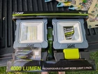 Goat Lights 4000 Lumen Rechargeable Led Clamp Worklight 2 Pack New. Price: $22.00.