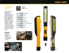 Cat Work Lights CT1200 Pocket Cob Led Flood Beam - 175 Lumen New. Price: $17.99.