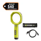 Ryobi Magnifying Light 200 Lumens Usb Lithium Cordless 3X Zoom Kit 2AH Battery New. Price: $36.31.