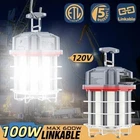 Kukuppo 100W Linkable Led Temporary Work Light Hanging Lamp Construction Jobsite New. Price: $71.43.