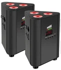 Oppsk Rechargeable Battery Wireless Led Par Lights/uplights, Dmx Remote Pair Open. Price: $186.00.