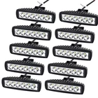 Auxtings 10 Pcs 6 Inch 18W Spot Led Work Light Bar 12V 24V Off Road Car Drivi... New. Price: $79.86.
