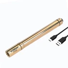 Acebeam PT20 Limited Edition Portable 2X Aaa Edc Penlight 500 Lumens - Brass Col New. Price: $49.80.