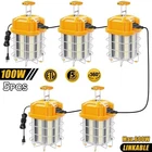 5X 100W Led Temporary Construction 5000K Tunnel Job Site Lighting Linkable New. Price: $339.99.