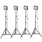 4PCS Led Work Lights With Stand: 11000LUMEN 100W Adjustable Tripod Light... New. Price: $178.92.