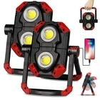 Yzoni Pack Led Work Light Rechargeable, Cob 2500LM Folding Portable Flood... New. Price: $84.04.