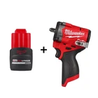 Milwaukee M12 Fuel 3/8" 2562-20 Gen Stubby Impact Wrench + 2.5AH Battery New. Price: $239.95.