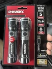 Husky Rechargeable 2-PACK Focusing Flashlight Home / Auto Outdoors New!. Price: $24.90.