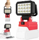 Led Work Light Compatible With Milwaukee M18 18V Battery, 40W 6000LM Cordless New. Price: $22.52.