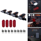 Kunhe Rechargeable Bike Horn Bicycle Front And Rear Lights 4 Sets 1200MAH New. Price: $43.18.