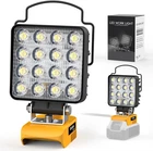 20V Cordless Led Work Light For Dewalt Batteries - 7000LM Flood New. Price: $27.61.