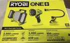 Ryobi 18V 3-TOOL Light Kit Led PCL1308B W/2AH High Performance Battery & Charger New. Price: $139.00.