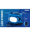 Kobalt - Hybrid Led Light 2200 Lumens 40V Max #5192701 Tool Only New. Price: $50.00.