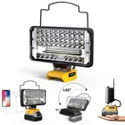 100W Led Work Light For Dewalt, 10000LM, Usb, Type-c, Pivoting Head, Cordless New. Price: $44.19.