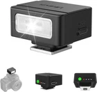 SL02 Camera Flash With Video Light, GN8 6500K Mini Speedlite, 4 Power Leve New. Price: $33.23.