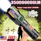 350000000 Lumen Super Bright Led Tactical Flashlight Rechargeable Work New. Price: $18.99.