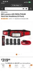 MILWAUKEE600 Lumens Led Redlithium Hard Hat Headlamp (5-PACK) New. Price: $300.00.