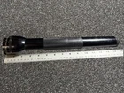 15" Mag-lite Flashlight Large Usa 4 Cell Aluminum Black Tested W/ Extra Bulb Used. Price: $19.50.